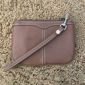 Dooney and Bourke Brown Leather Wristlet 🤎